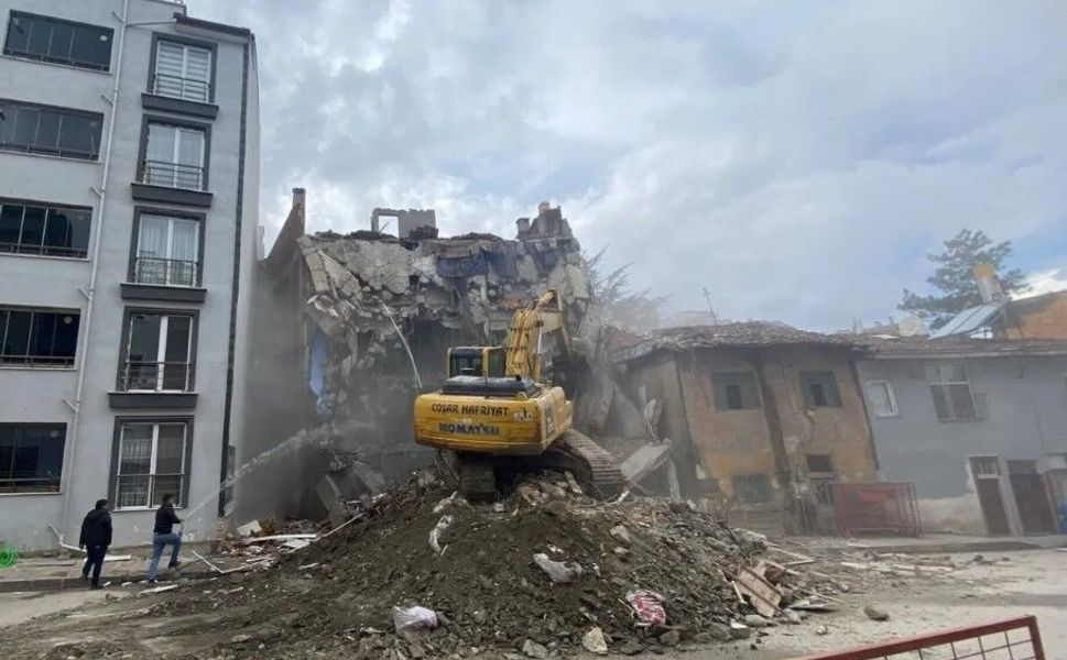 Tokat Semerkant Mahallesi’nde yıkım başladı