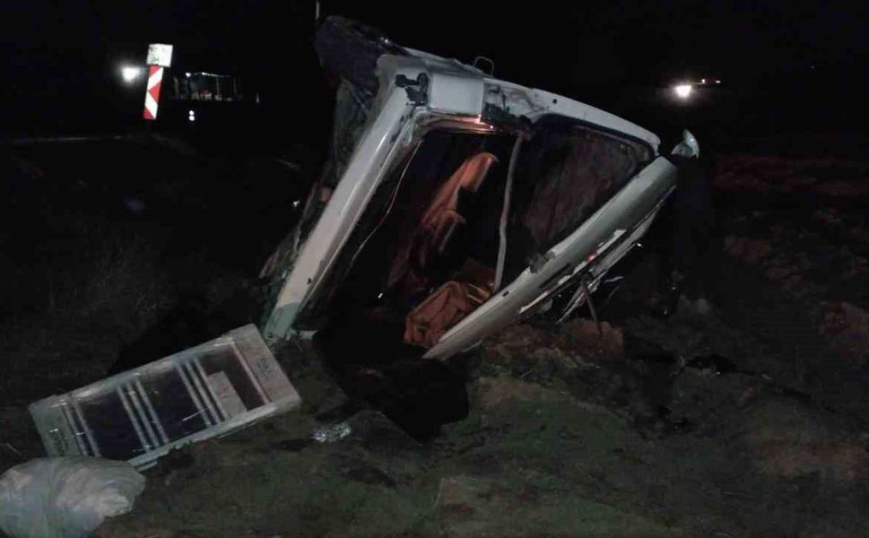 Tokat'ta minibüs devrildi: 1 yaralı