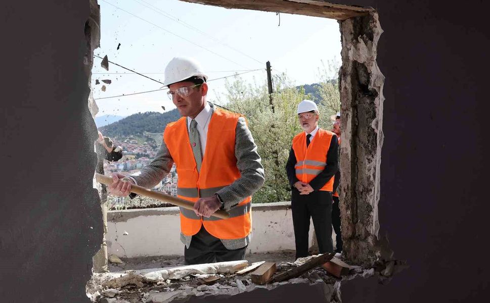 Tokat'ta kentsel dönüşümde yıkımlar başladı