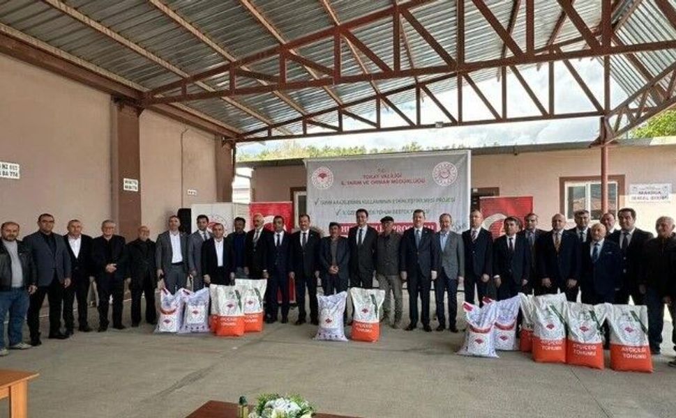 Tokat’ta Çiftçilere Tohum Desteği