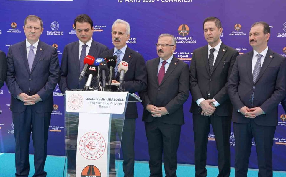 Bakan Uraloğlu: 'Tokat-Niksar yolundaki tüm çalışmalarımızı 2027 yılında tamamlamayı hedefliyoruz'