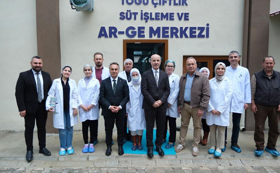 YÖK Başkanı Prof. Dr. Erol Özvar TOGÜ Çiftlik Süt İşleme ve Ar-Ge Merkezini Ziyaret Etti