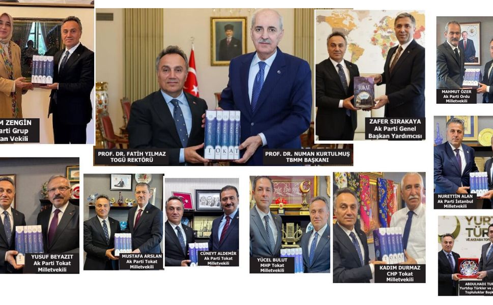 TOGÜ Rektörü Prof. Dr. Fatih Yılmaz, Tokat Külliyatı’nı TBMM’de Takdim Etti