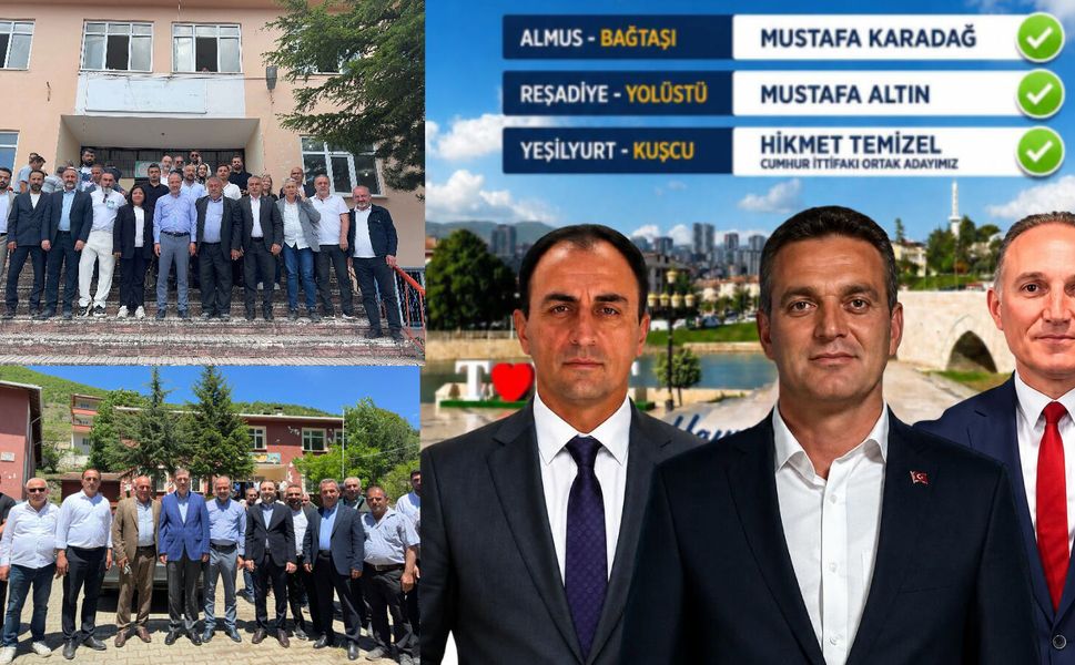 Tokat belde seçimlerinde AK Parti Tokat İl Başkanı Adem Dizer’in büyük başarısı