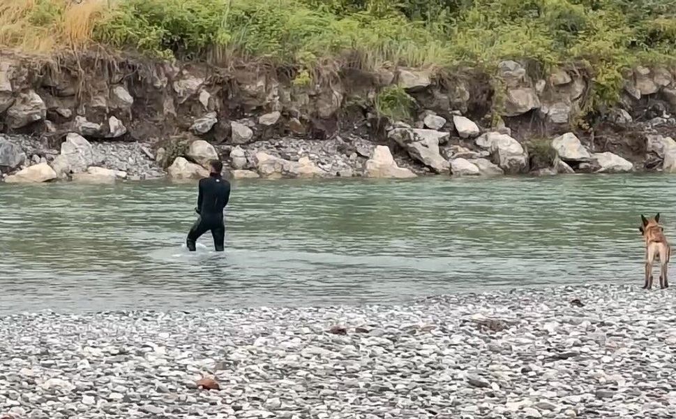 Kelkit Irmağı'nda kaybolan genç için arama çalışmaları yeniden başladı