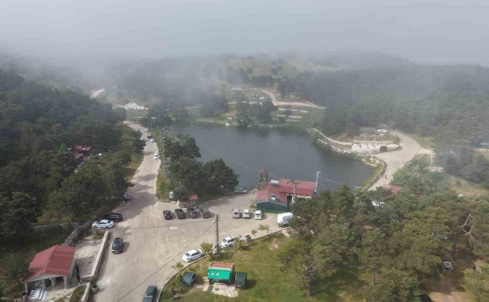Tokat'ta bin 400 rakımdaki gölet ziyaretçilerini ağırlıyor