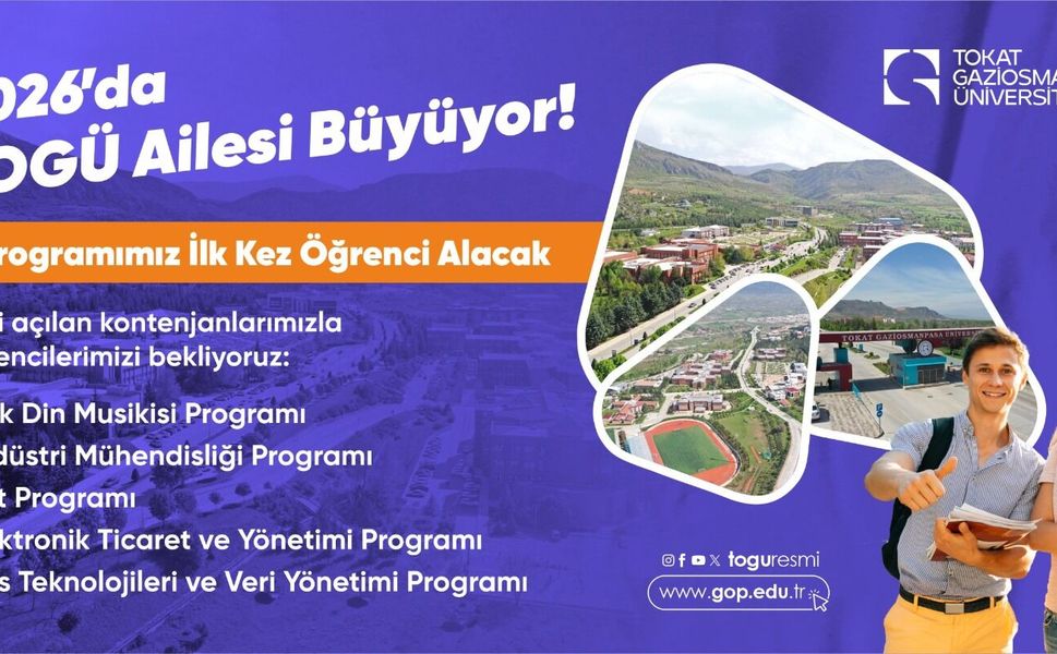 TOGÜ’de 5 Program İlk Kez Öğrenci Alacak