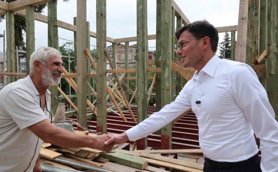 Tarihi belediye binası yeniden ayağa kaldırılıyor