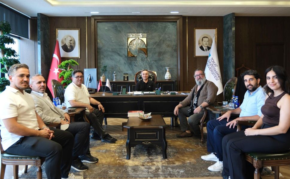Gazeteci ve Yapımcılardan Rektör Prof. Dr. Fatih Yılmaz’a Ziyaret