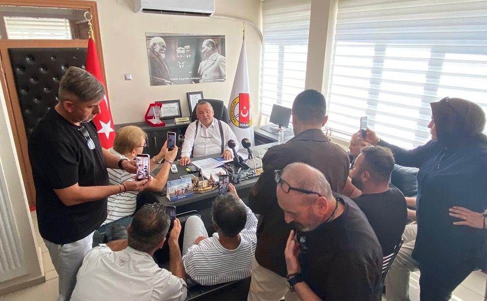 TOKAT GAZETECİLER CEMİYETİ BAŞKANI ÖZDEMİR’DEN BASIN TOPLANTISI