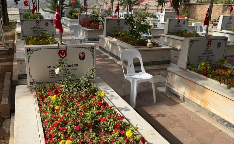 EREN­LER ŞEHİTLİĞİ’NDE KABİRLERİN BAKIM VE YENİLEME ÇALIŞMALARI TAMAMLANDI
