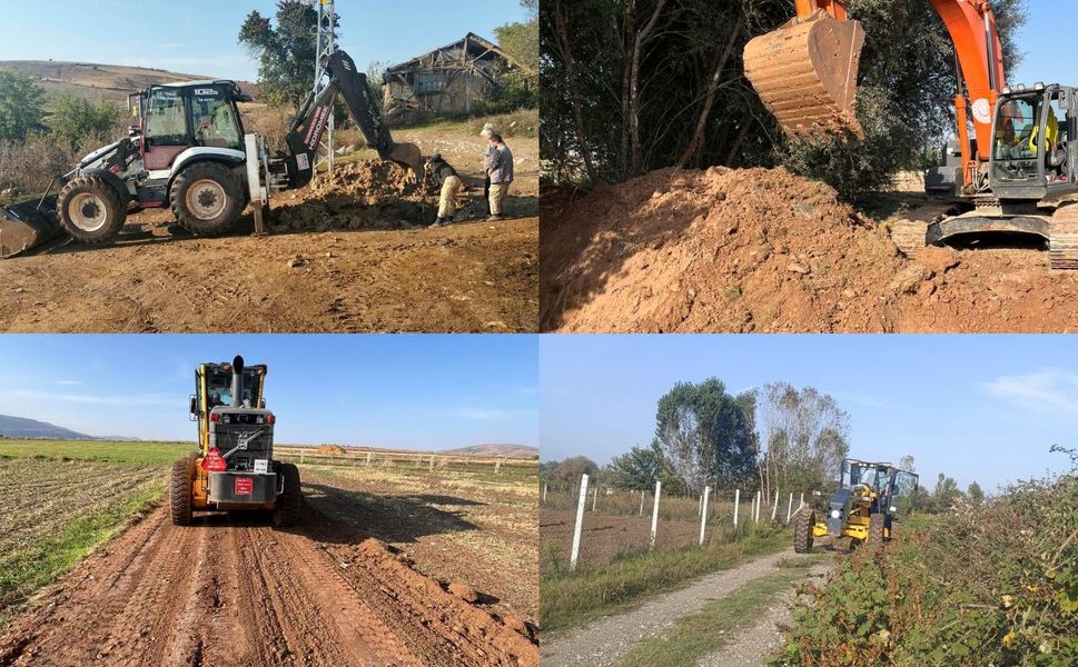 Tokat İl Özel İdaresi Ekipleri Altyapı ve Yol Çalışmalarını Sürdürüyor