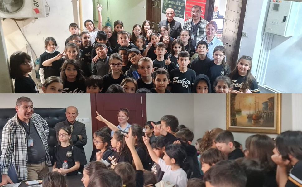 Tokat Şehir Koleji Öğrencilerinden Tokat Hürsöz Gazetesi’ne gözlem ve bilgi edinme ziyareti