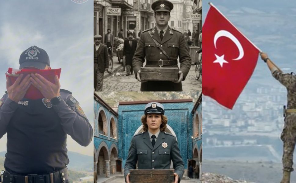 Tokat polisinden Cumhuriyetin 103 yılına özel yapay zekâ destekli klip