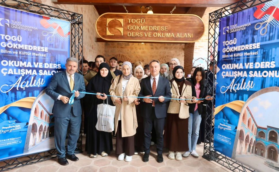 Gökmedrese’de Okuma ve Ders Çalışma Salonu Hizmete Açıldı