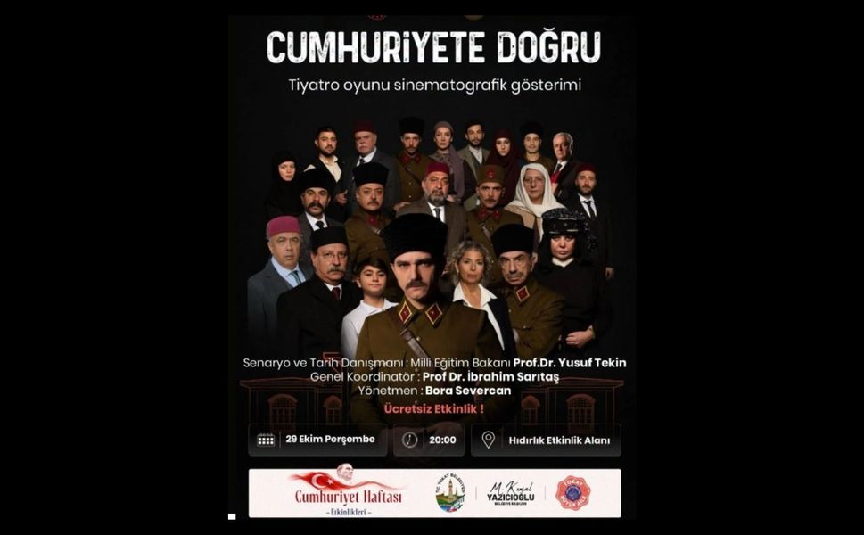 "Cumhuriyete Doğru" Sinematografik Gösterimi Tokatlılarla Buluşuyor