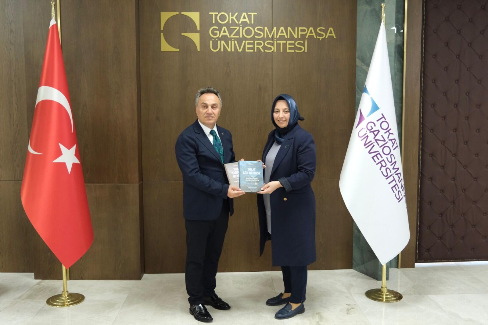 Yeşilay Tokat Şubesi Başkanı Şeyda Ateş’ten Rektör Yılmaz’a Ziyaret
